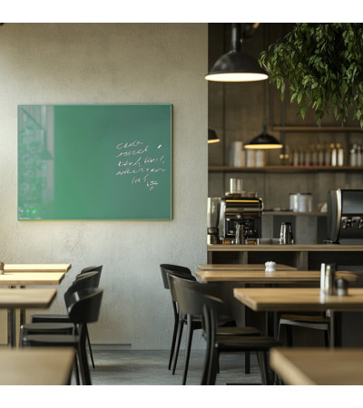 Green Veronese Glass Magnetic Restaurant Chalkboard Smatab®