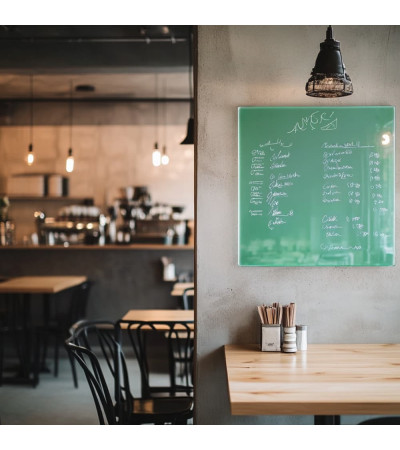 Green Veronese Glass Magnetic Restaurant Chalkboard Smatab®