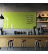 Zelená pistáciová skleněná magnetická tabule do restaurace Smatab®