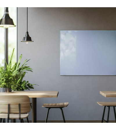 Smatab® Royal Blue Magnetic Glass Restaurant Chalkboard