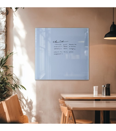 Smatab® Royal Blue Magnetic Glass Restaurant Chalkboard