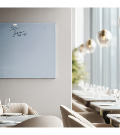 Smatab® Royal Blue Magnetic Glass Restaurant Chalkboard