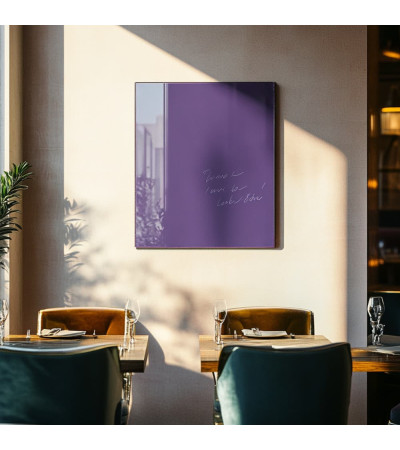 Smatab® Fioletowo-Kobaltowa Niebieska Magnetyczna tablica do restauracji