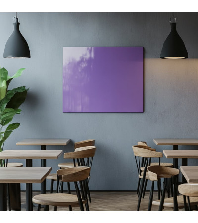 Fialová kobaltová skleněná magnetická tabule do restaurace Smatab®
