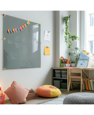 Graue Paynova-Glasplatte für Kinder