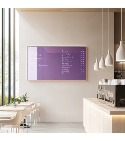 Smatab® Fioletowo-Kobaltowa Niebieska Magnetyczna tablica do restauracji