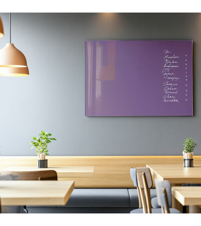 Smatab® Fioletowo-Kobaltowa Niebieska Magnetyczna tablica do restauracji