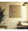 Okrová umbra skleněná magnetická tabule do restaurace Smatab®