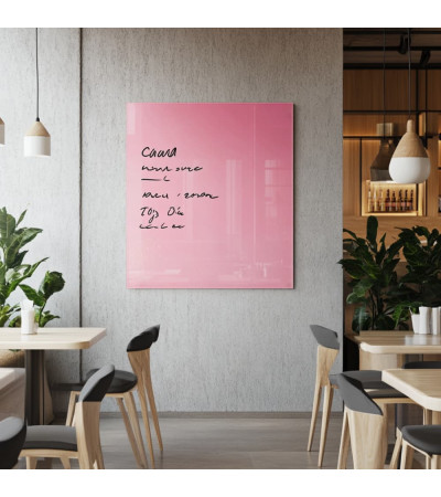 Smatab® Tablica magnetyczna do restauracji z różowym koralikiem