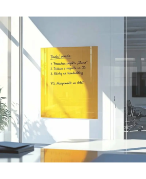 Gelbe exotische Glastafel Smatab®