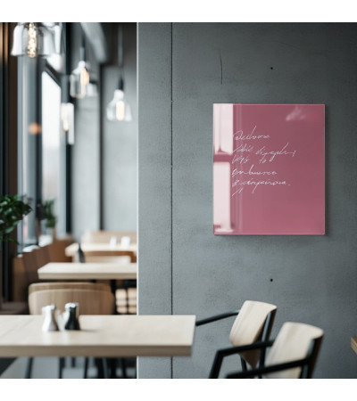 Smatab® Tablica magnetyczna do restauracji z różowym koralikiem