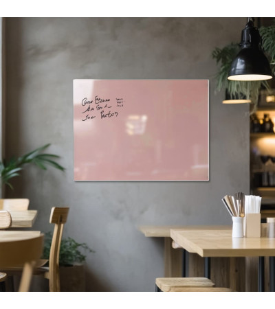 Smatab® Pink Body Glass Magnetyczna tablica do restauracji