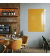 Žlutá neapolská skleněná magnetická tabule do restaurace Smatab®