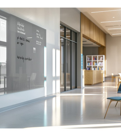 Grey payn Smatab® glass magnetic board for non-profit organizations