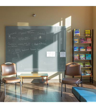 Grey payn Smatab® glass magnetic board for non-profit organizations