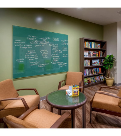 Green Emerald  Smatab® glass magnetic board for non-profit organizations