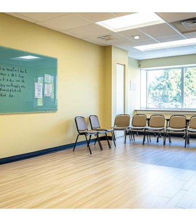 Green Emerald  Smatab® glass magnetic board for non-profit organizations