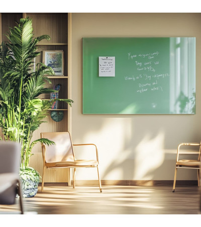 Green Verones Smatab® glass magnetic board for non-profit organizations