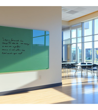 Green Verones Smatab® glass magnetic board for non-profit organizations
