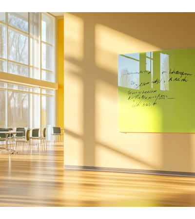 Pistachio Green Smatab® glass magnetic board for non-profit organizations