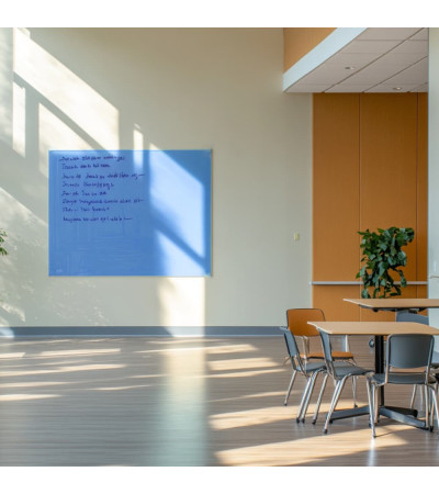 Blue coeline Smatab® glass magnetic board for non-profit organizations