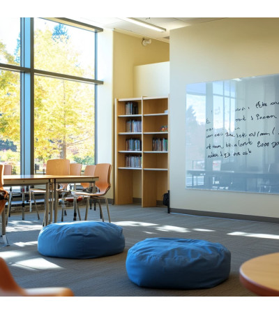 Königsblaue Glas-Magnettafel Smatab® für gemeinnützige Organisationen