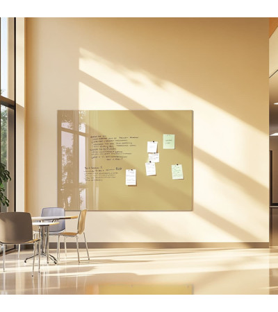 Okara umber Smatab® glass magnetic board for non-profit organizations