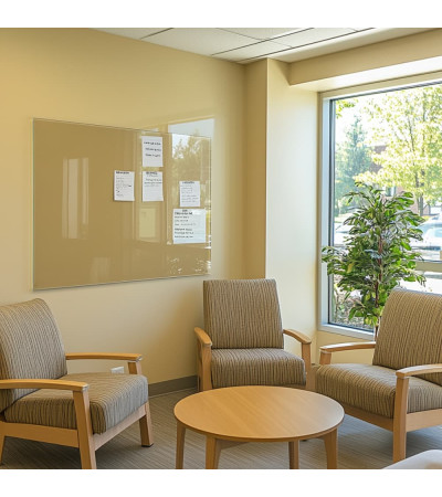 Okara umber Smatab® glass magnetic board for non-profit organizations