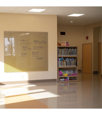 Okara umber Smatab® glass magnetic board for non-profit organizations