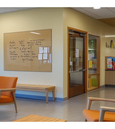 Okara umber Smatab® glass magnetic board for non-profit organizations