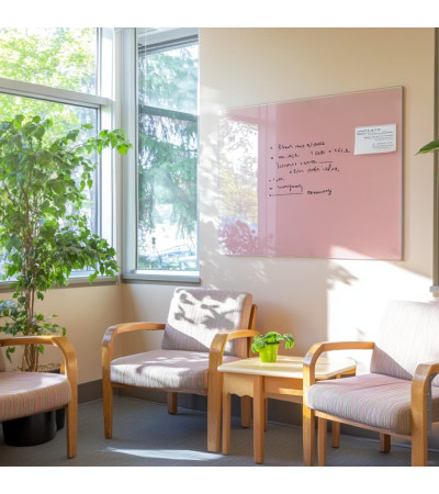 Smatab® Pink Body vállalati üveg mágnestábla