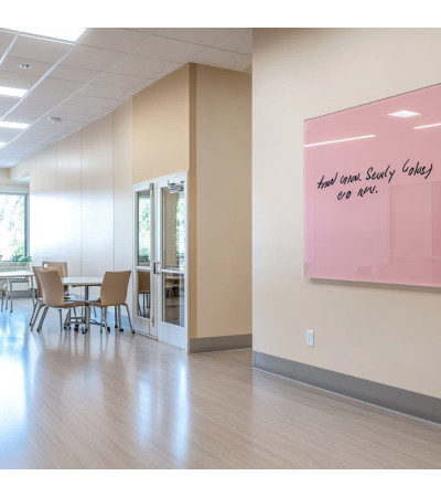 Smatab® Rosa Körper Corporate Glas-Magnettafel