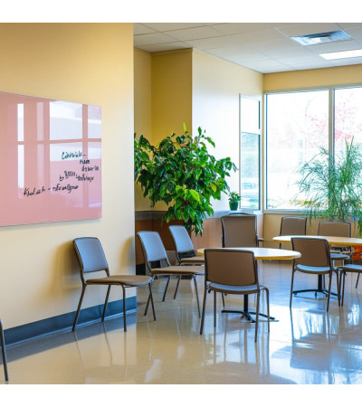 Smatab® Rosa Körper Corporate Glas-Magnettafel