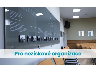 🤝 Tabule pro neziskové organizace SMATAB® | Skleněné magnetické tabule pro NGO